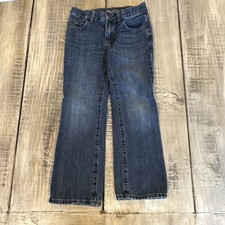 The Children's Place Bootcut Boys Jeans Size 7 Blue Denim Button Zip Pockets