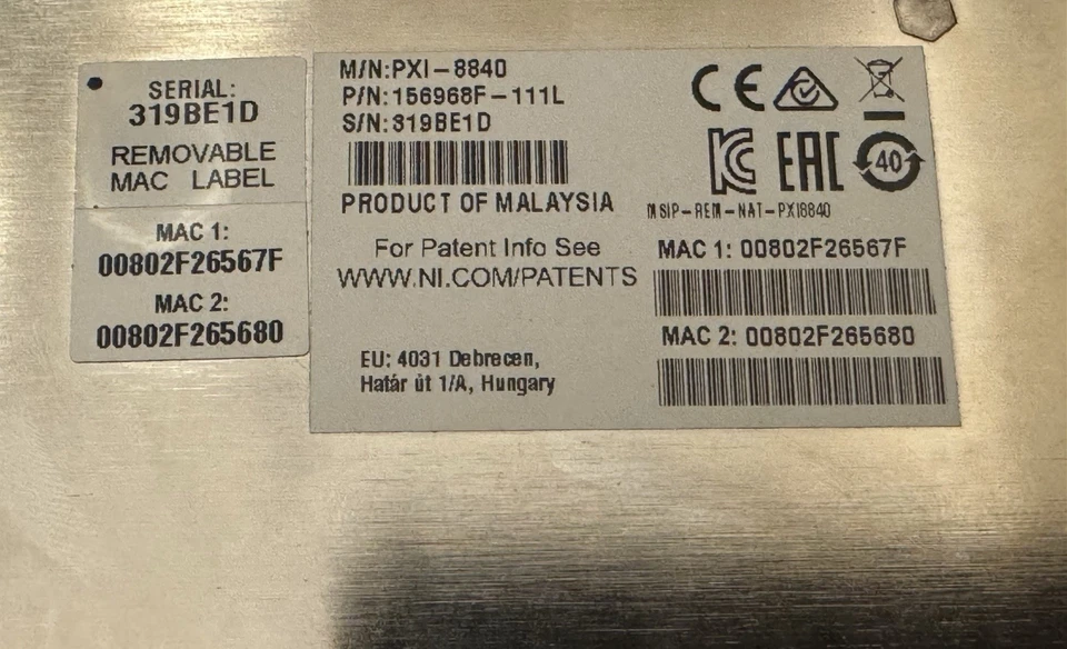 Strumenti Nazionali PXI-8840 - Immagine 2 di 4