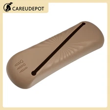 1Pcs Portable Travel Makeup Bag Makeup Organizer Bag Silicone Waterproof Brown