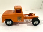 1958 Tonka State Highway Department Semi Truck Cab - Orange - Original