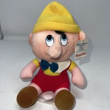 Vintage Walt Disney's Animated Film Classic Pinocchio Plush Doll Toy 7" W/TAGS