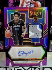 2023-24 Select NBA OLIVIER-MAXENCE PROSPER Rookie Jersey Autograph Purple #89/99