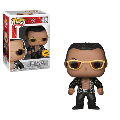 Funko POP! WWE Dwayne "The Rock" Johnson Chase #46 Vinyl Figure