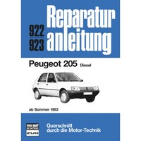 Peugeot 205 Diesel-Modelle 1983 Bis 1998 Reparaturanleitung Bucheli Verlag