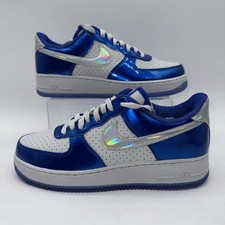 Nike Men's Size 9.5 Air Force 1 '07 LV8 (HV5751 435) LT Photo Blue/Multi-Color
