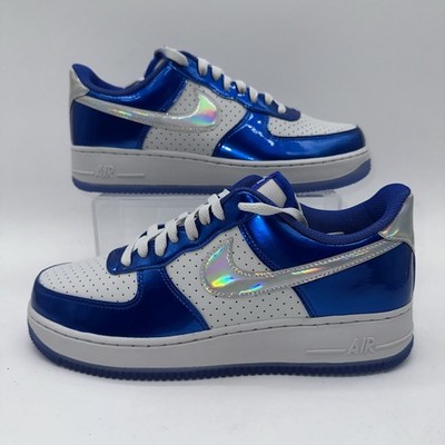 Nike Men's Size 9.5 Air Force 1 '07 LV8 (HV5751 435) LT Photo Blue/Multi-Color