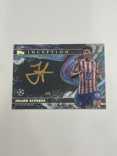 2026 Topps Inception UEFA Club Competitions Julián Álvarez #SSAV-JA 1/1