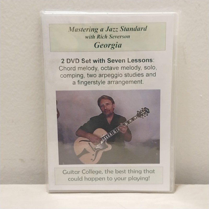 Guitar College Mastering A Jazz Standard "Georgia" W/Rich Severson 2 DVD Set