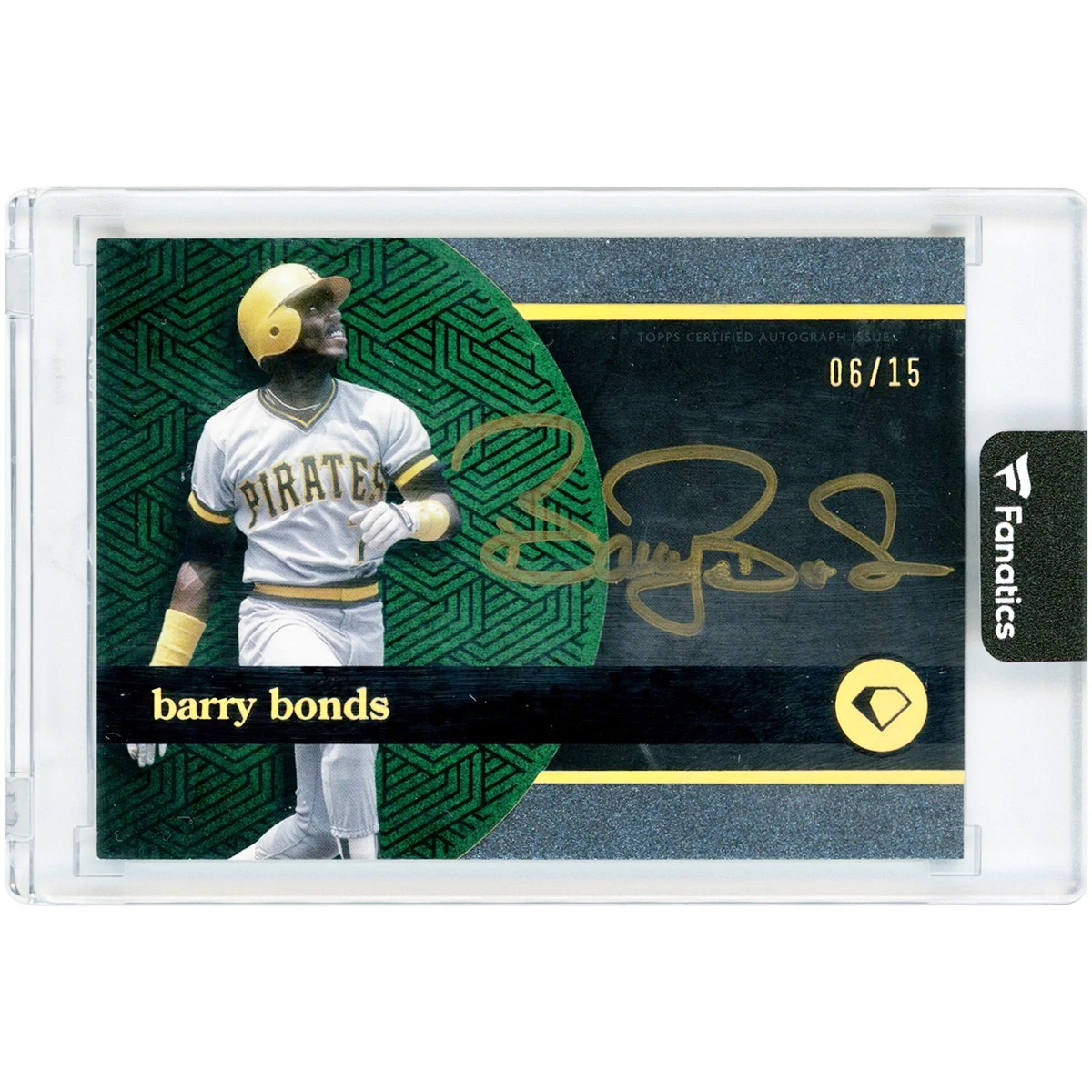 Barry Bonds Topps Serial Numbered Baseball Sports Trading Cards