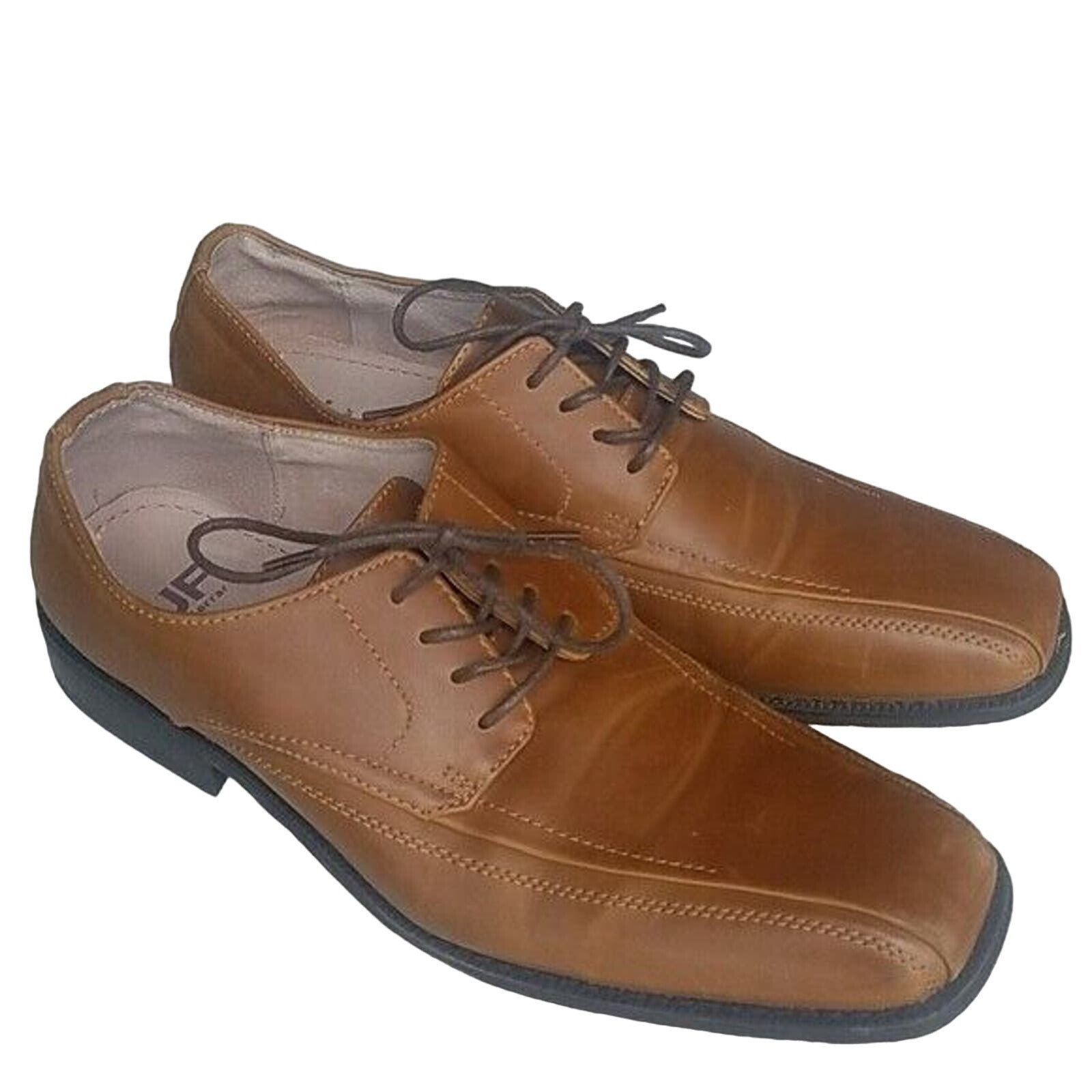 SAOLA JF Ferrar scarpe eleganti uomo 9 5 M marroni scarpe Oxford scarpe in pelle scarpe derby