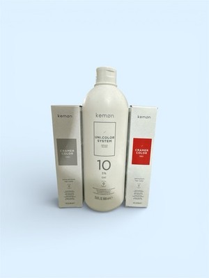 Kemon Uni Color Oxidising Emulsion Activator 10 Volume 3% Developer + 2 Color