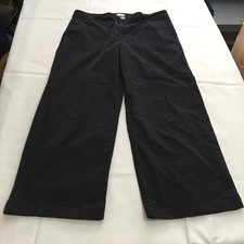 J.Jill Wide Leg Pants Women Size 14 Tall Black Stretch Casual Comfort