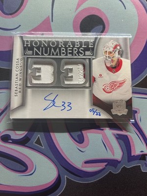 2024 UPPER DECK THE CUP #HR-CO SEBASTIAN COSSA HONORABLE NUMBERS RPA 5/33 (DP)