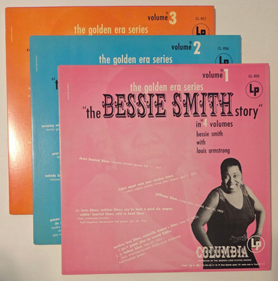 The Bessie Smith Story - Volumes 1-3 - LOT OF 3 - NEAR MINT vinyl LP