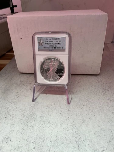 2015-W American Silver Eagle Fun Show Releases PF 70 Ultra Cameo NGC