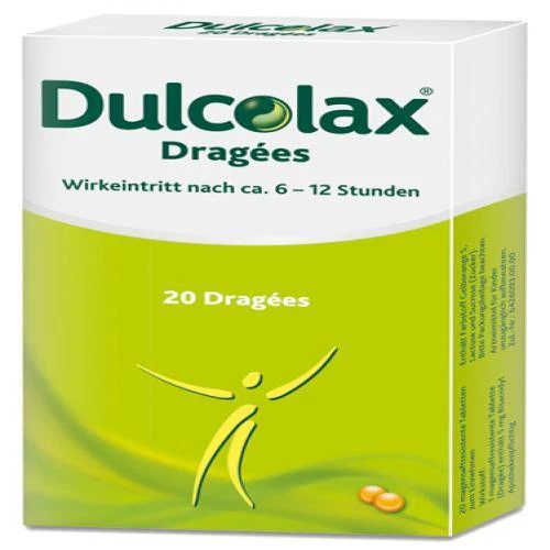 SANOFI-AVENTIS DEUTSCHLAND GMBH DULCOLAX Dragees magensaftresistente Tabletten 20 St PZN 8472922