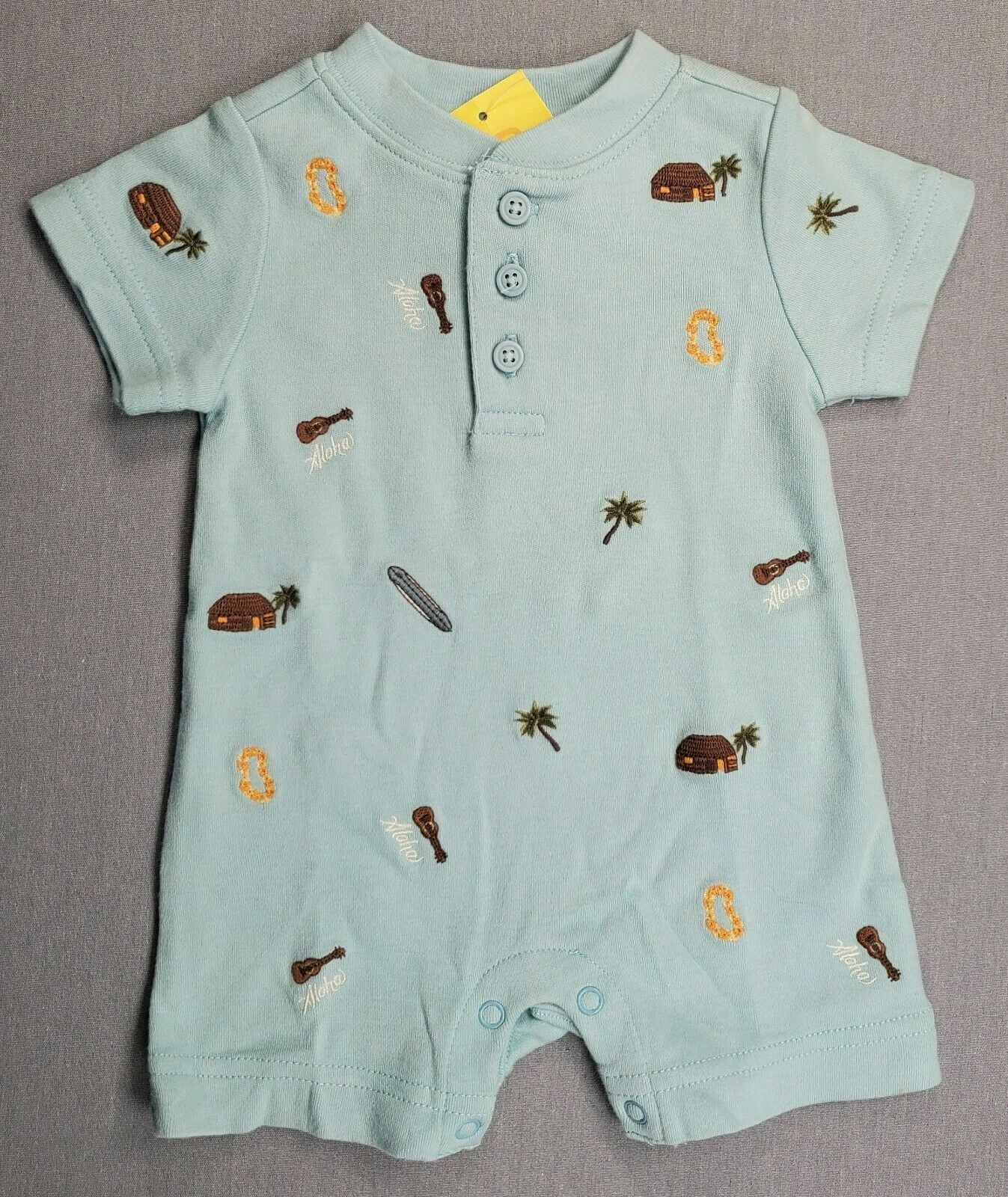 Baby Boy Clothes New Gymboree Preemie Little Keiki Aloha Romper Outfit