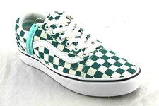 VANS ComfyCush Checker Old Skool Quetzal & True White Shoes unisex