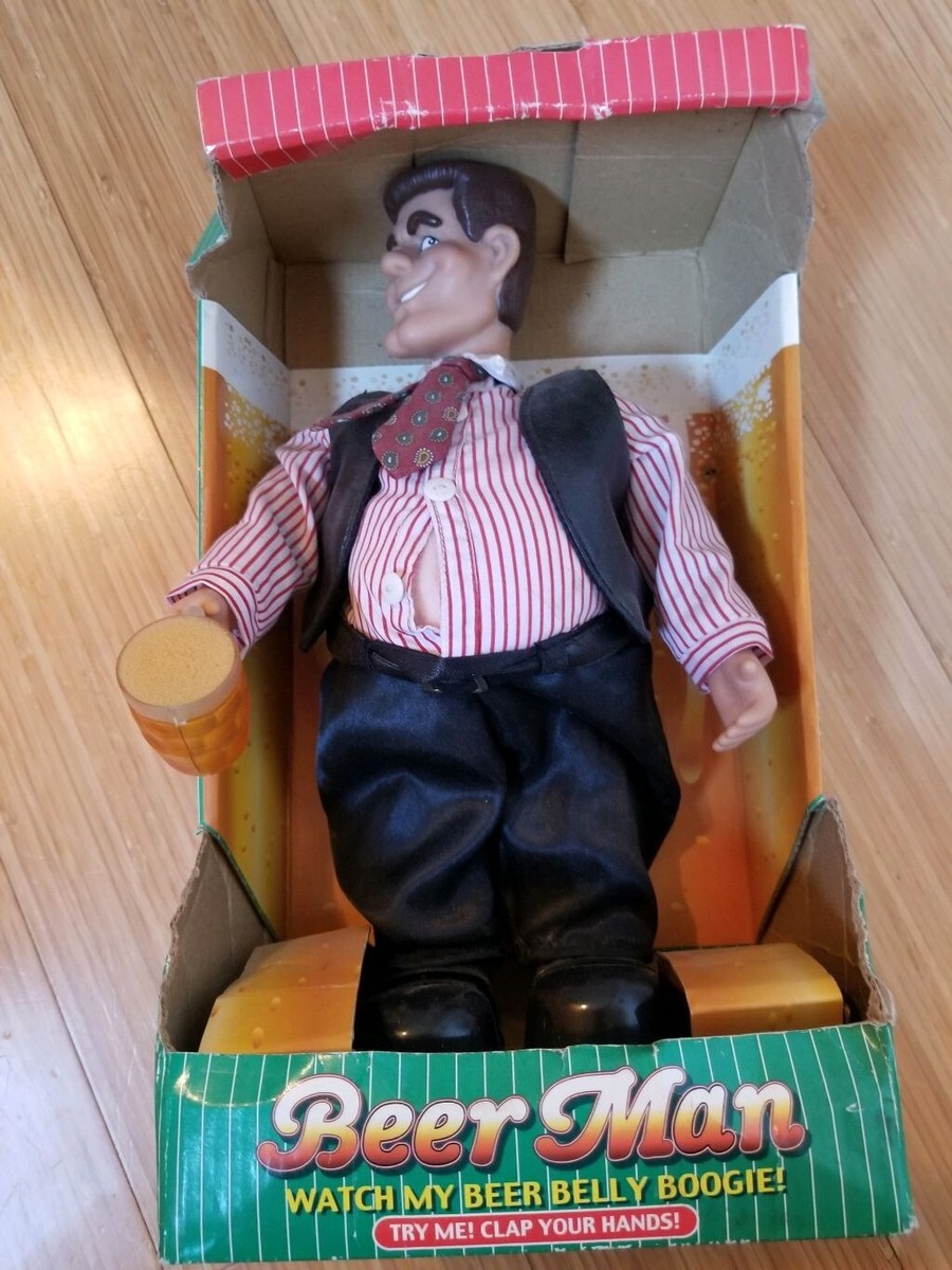 Vintage Beer Man Beer Belly Boogie moving figure IN BOX | eBay