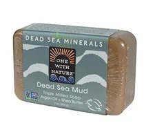 Dead Sea Mineral One With Nature Dead Sea Mud Soap with Shea Butter 7 oz 6 Pack