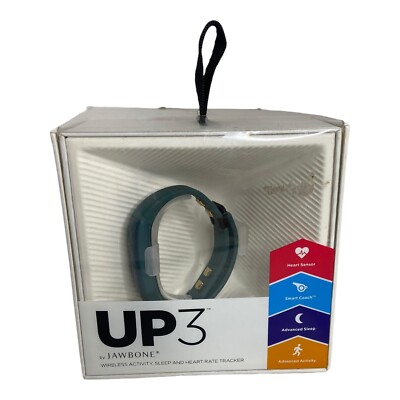   UP3 by Jawbone Sleep and Activity Tracker Bluetooth Wristband Fitness Teal