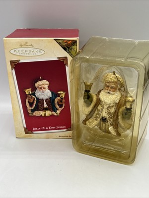 Hallmark Keepsake Ornament ''Jolly Old Kris Jingle'' Santa Clause With Bells NEW 