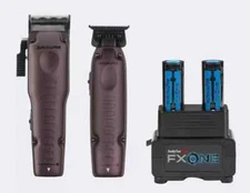 BaByliss PRO Nightfall FXONE LO-PRO FX Clipper & Outlining Trimmer + BATTERIES