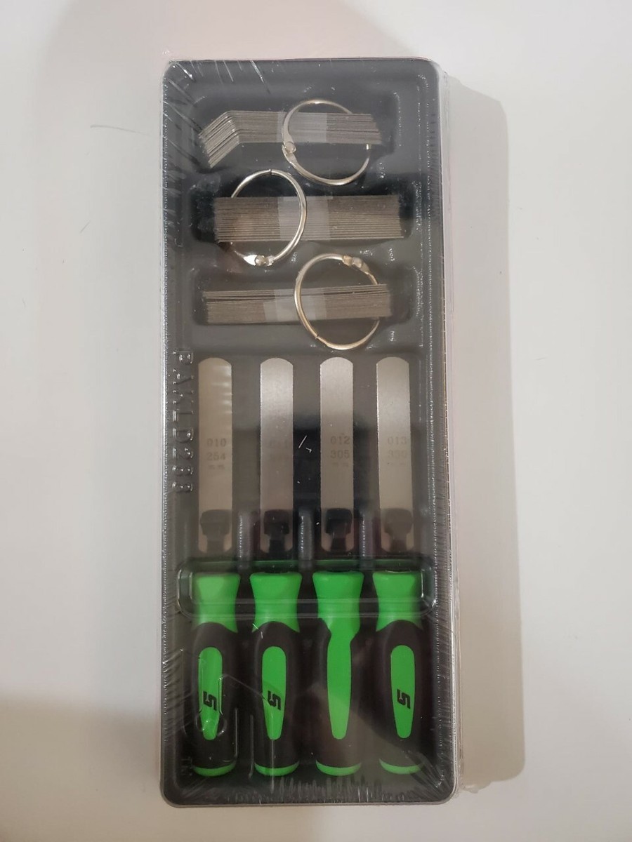 Snap-on Tools USA Red Interchangeable Feeler Gauge Blade Set FB336
