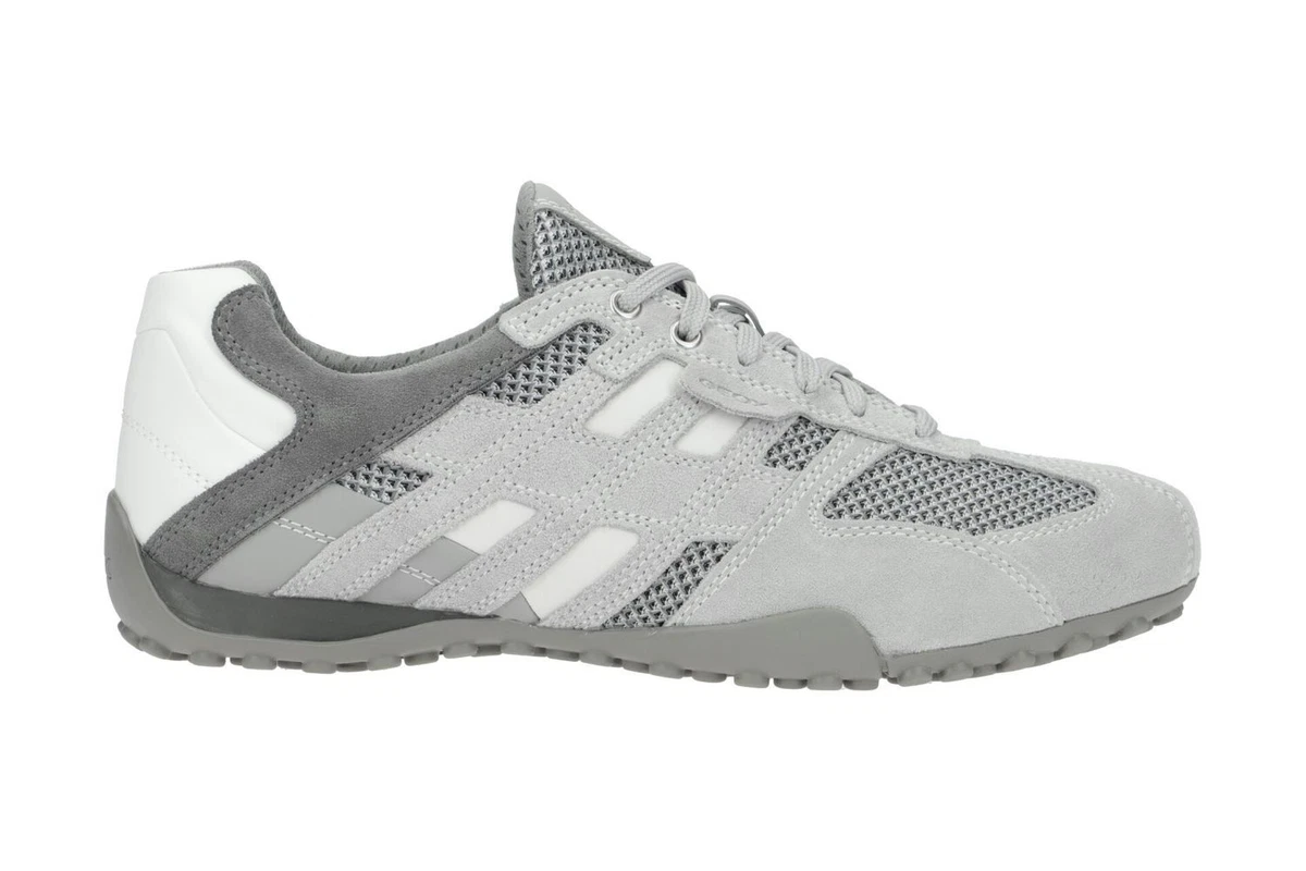 Geox Respira Uomo Snake Men&#039;s Low U8207E Lace Up Grey Sale | eBay