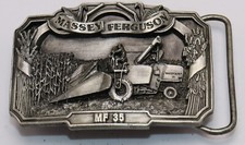 1986 Massey Ferguson MF 35 Combine Belt Buckle 741 of 5000 Iowa Premium Specia