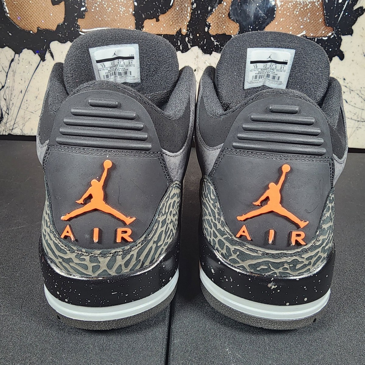 Men\'s Size 13 - Nike Air Jordan 3 Retro Fear Pack 2013 626967-040 OG Thoughts on the Jordan fears? : r/Sneakers main image 2