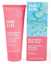 NEW Sand Sky Australian Pink Clay Flash Perfection Exfoliator Treatment 3.4oz