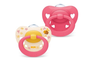 NUK Genius Silikonschnuller 18-36M 2er Pack BPA-frei Zahnschonend