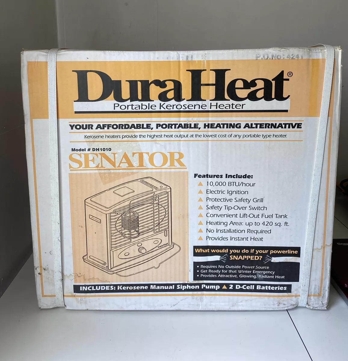 Heating with best sale kerosene heater