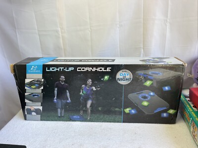  EastPoint Sports Light-Up Bean Bag Toss Plastic Cornhole Set NEW
