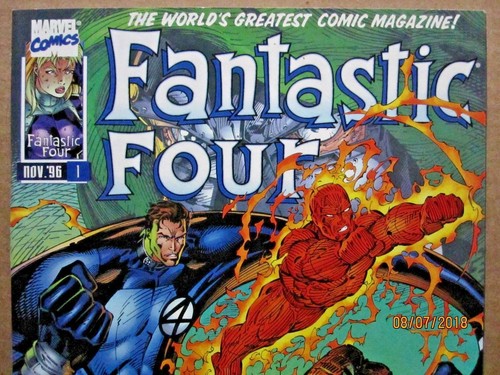 1996 MARVEL COMICS FANTASTIC FOUR #1 JIM LEE COVER & STORY MOLE MAN APPEARANCE - Picture 3 of 8