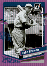 2023 Panini Donruss Purple Holo #170 Babe Herman