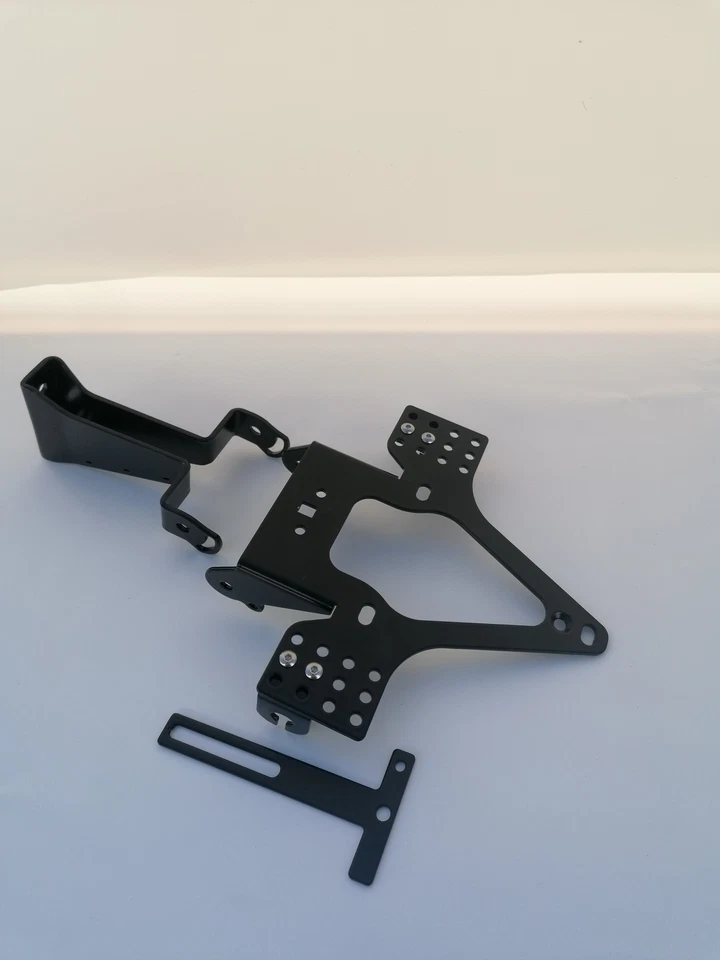 Support De Plaque De Moto GroFaTec EVO Pour Ducati 848/1098/1198 07-13 Noir - Photo 1/1