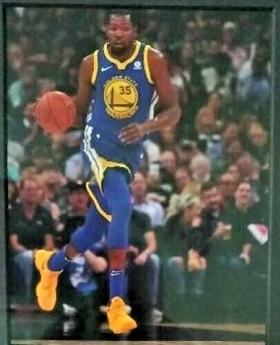 KEVIN DURANT CUSTOM FRAMED 11X20 PICTURE/AUTO FLOORBOARD JSA CERTIFIED AE94292 - Image 3 of 4