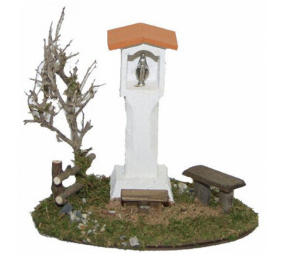 Bildstock Madonna, beleuchtet 4,5V für Krippe, Krippenzubehör, A. Kolbe 297/12