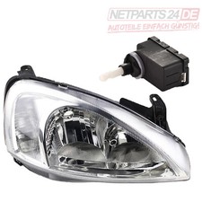 Scheinwerfer passend für Opel Corsa C -3 mit LWR H7/H7 System Valeo rechts 