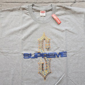 supreme diamond tee grey
