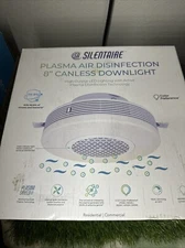 SILENTAIRE 8 in. Canless Integrated LED Light Plasma Air Disinfection H1N1