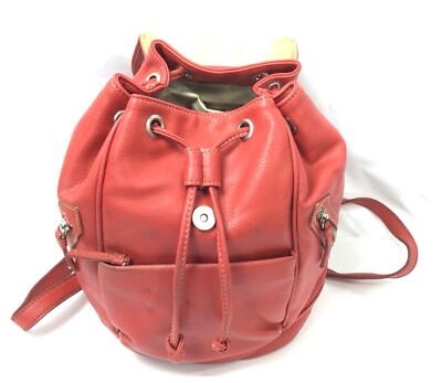 Vintage Nine West Red Leather Backpack Nine West | Bags | Vintage Nine West Red Leather Backpack  main image 4