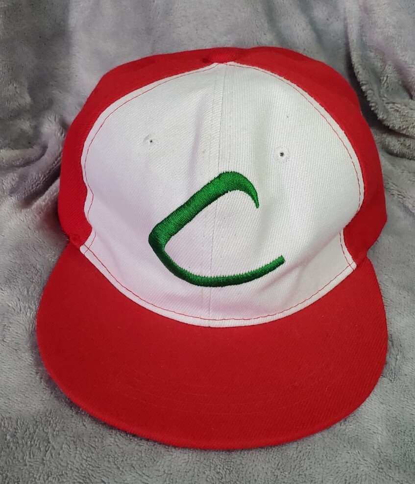 Pokemon Ash Ketchum Costume Snapback Hat Gem