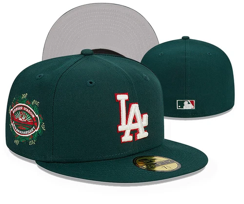 Los Angeles Dodgers LA Fitted Hats Cap Sonnenhut Unisex New Series Baseballmütze Kappe - Bild 14 von 15