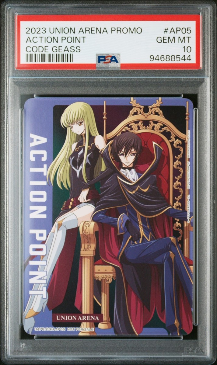 PSA10 UAPR/CGH-AP05 Emperor's Cup Promo Action Point Code Geass