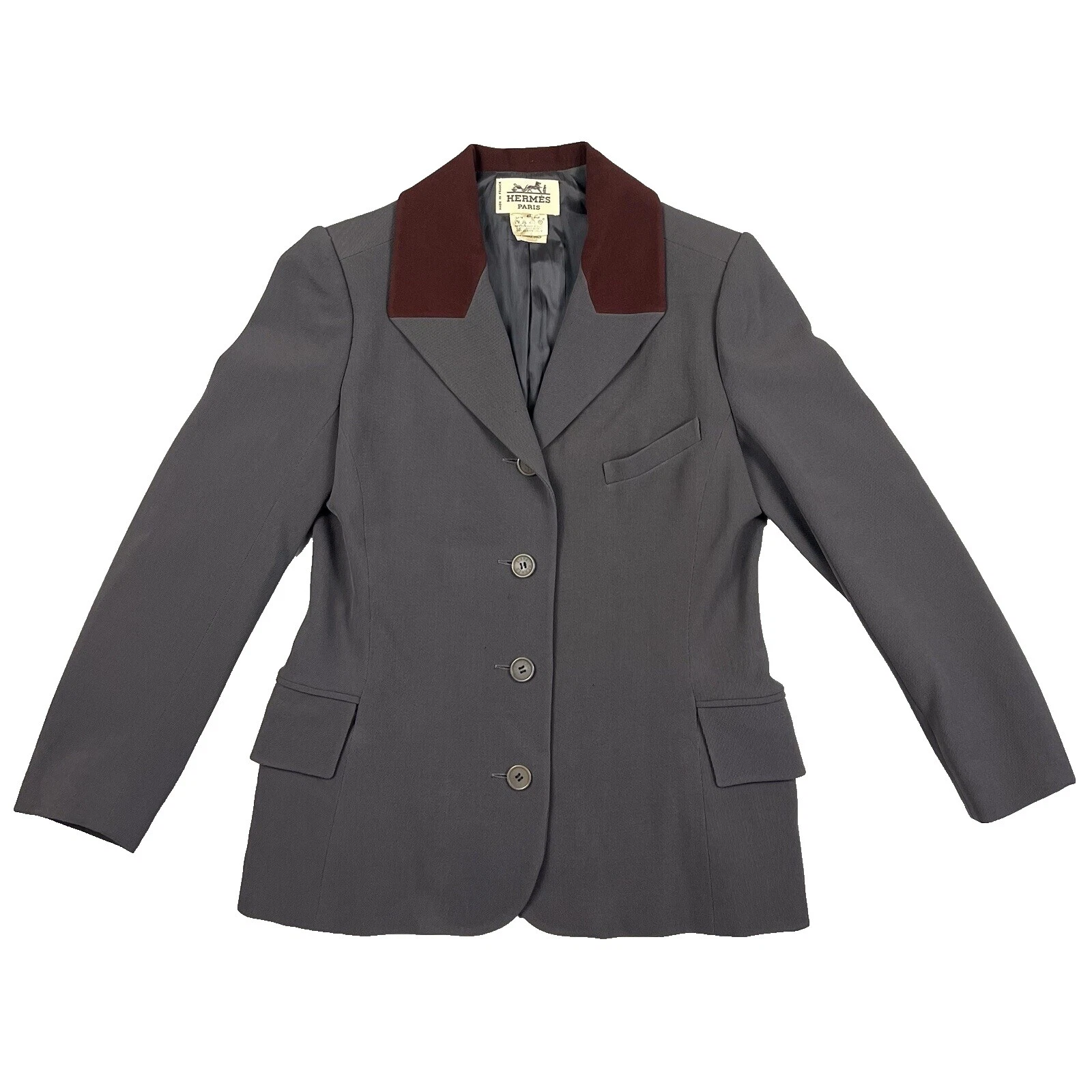 Tamaño Regular HERMÈS 100% Lana Traje Trajes y separa para Mujeres