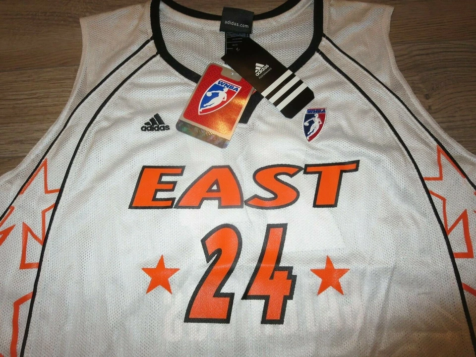 Camiseta deportiva Adidas Tamika Catchings Indiana Fever 2009 WNBA All Star Game SM S NUEVA Foto 2 de 4