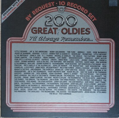 2 x 200 Great Oldies by Request - 10 Record Set Vol. 1 + 2 - 20 LP's in mint- !!